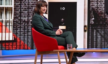 Rachel Reeves in a chair on BBC's Sunday Morning with Laura Kuenssberg show