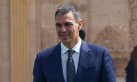 Spain’s prime minister Pedro Sanchez.