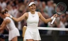 Emma Raducanu powers past Maria Sakkari to reach Wimbledon last 16