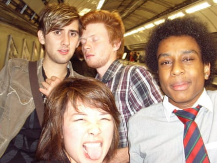 Dylan B Jones with friends.