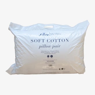 Fogarty soft cotton back-sleeper pillows