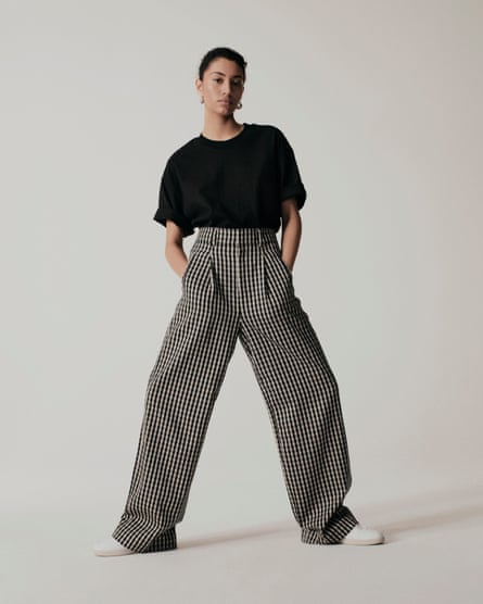 Plenty of flare: stride out in this season's wide-leg trousers