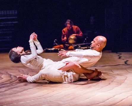 Ching-Ying Chien and Akram Khan in Until the Lions at the Roundhouse, London, in 2016.