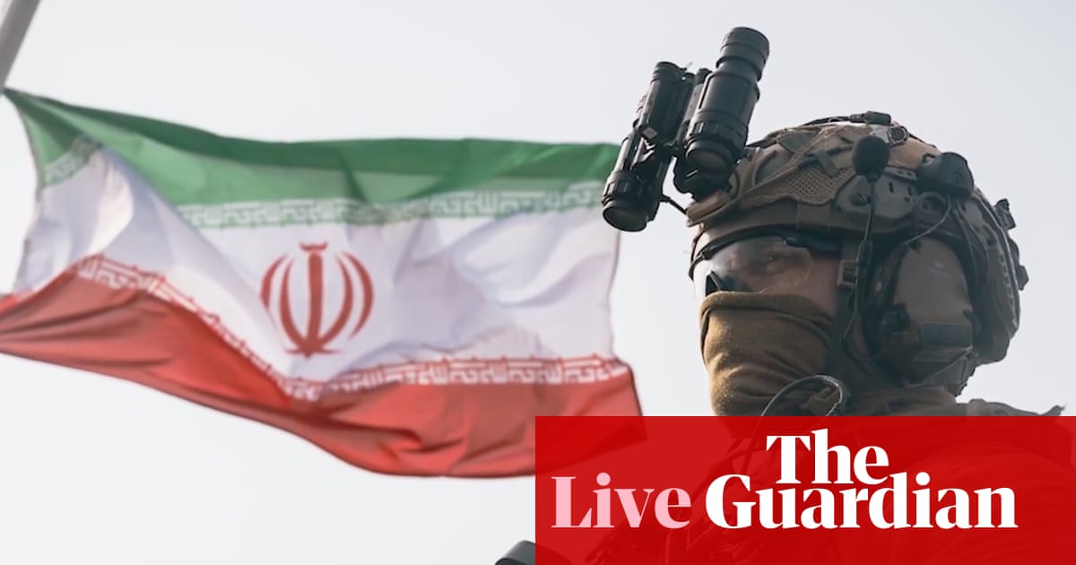 Iranian airport and bridges hit as US forces board ship amid ports blockade – Middle East crisis live