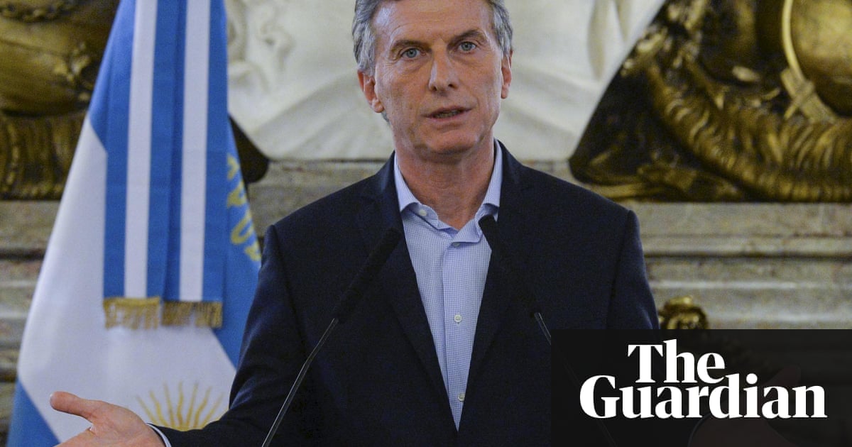 Argentinas President Mauricio Macri Argentinas President Mauricio Macri