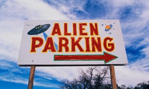 A road sign near Roswell.