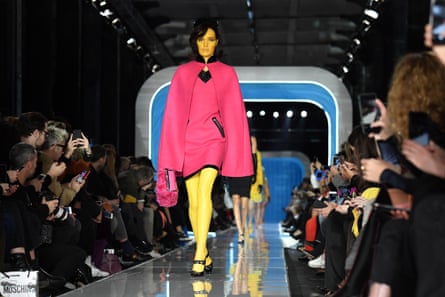 Moschino’s show was based on a conspiracy theory involving aliens, Marilyn Monroe and the Kennedys.