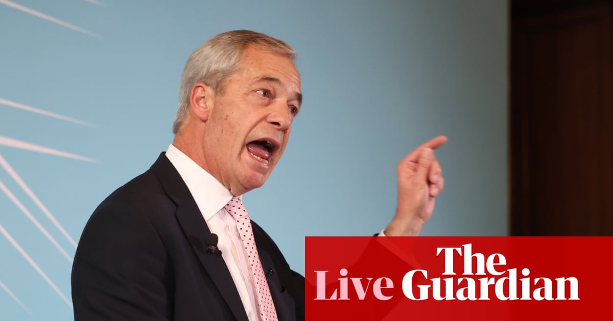 Farage criticises BBC over racism allegations and claims one fellow pupil said he was ‘offensive’ but not racist – UK politics live