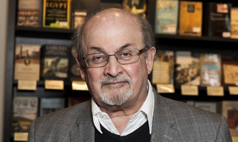 Salman Rushdie at a book signing in London in 2017.