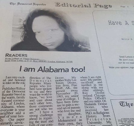 Elecia Dexter’s editorial in her first issue as editor of the Democrat-Reporter
