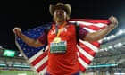 American Ryan Crouser overcomes blood clot to claim shot put world title