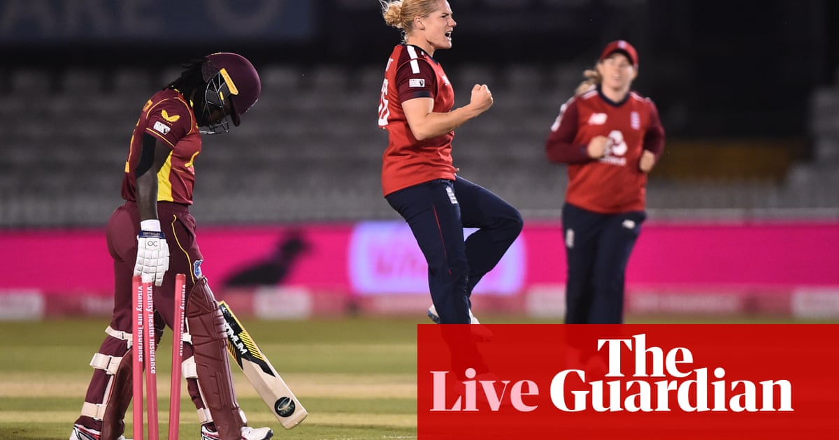 England beat West Indies by 44 runs in fourth womens T20 – live!