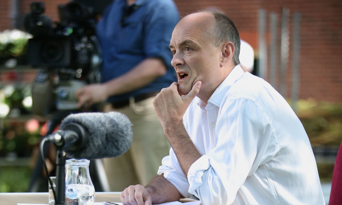 Seated And Subdued Cummings Makes Play For Public S Sympathy Politics The Guardian