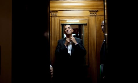 Barack Obama inside the White House on this inauguration day in January 2009.