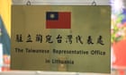 China downgrades diplomatic relations with Lithuania over Taiwan row