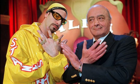Ali G and Mohamed Al Fayed