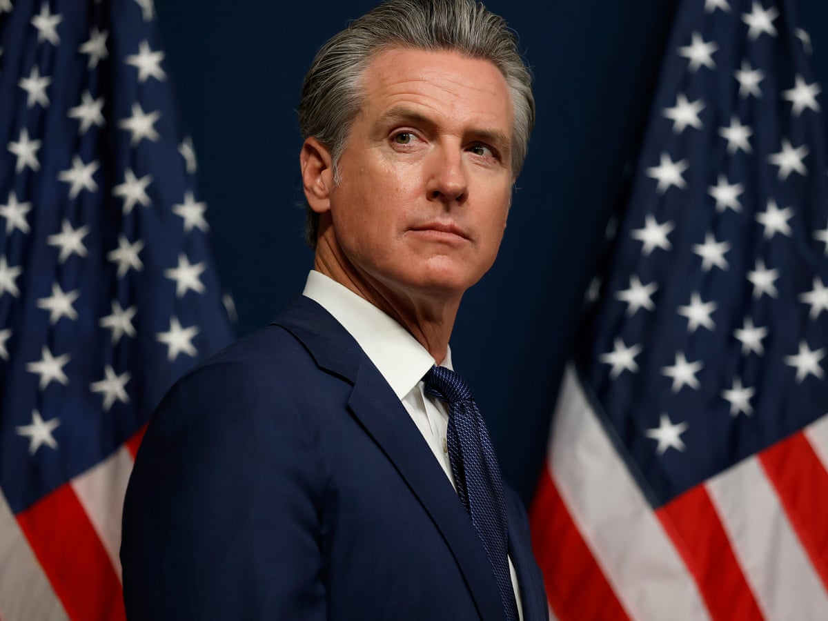 No-holds-barred fight': California's governor takes off his gloves to punch back at Trump | California | The Guardian
