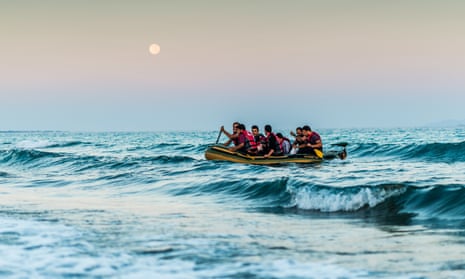Refugees arrive on Kos island, Greece