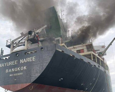 Luftaufnahme der Infrastruktur der Golfregion