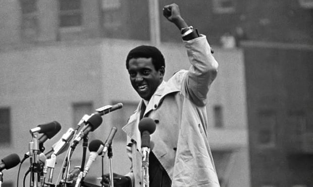 Stokely Carmichael at an anti-Vietnam war rally at the United Nations in New York, circa 1967.