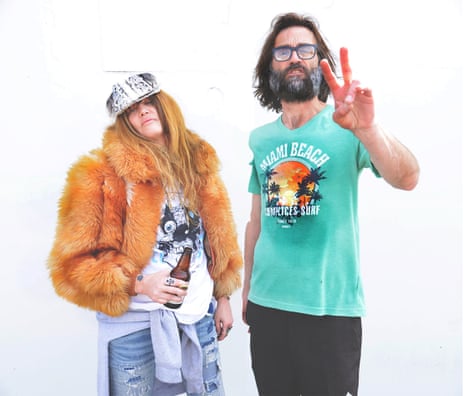 ‘We were super strung-out’ … Jennifer Herrema and Neil Hagerty of Royal Trux just released new album White Stuff.