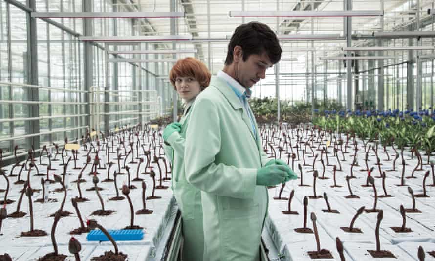 Emily Beecham and Ben Whishaw in Little Joe.