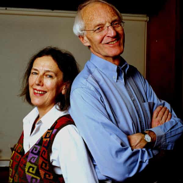 Claire Tomalin and Michael Frayn.