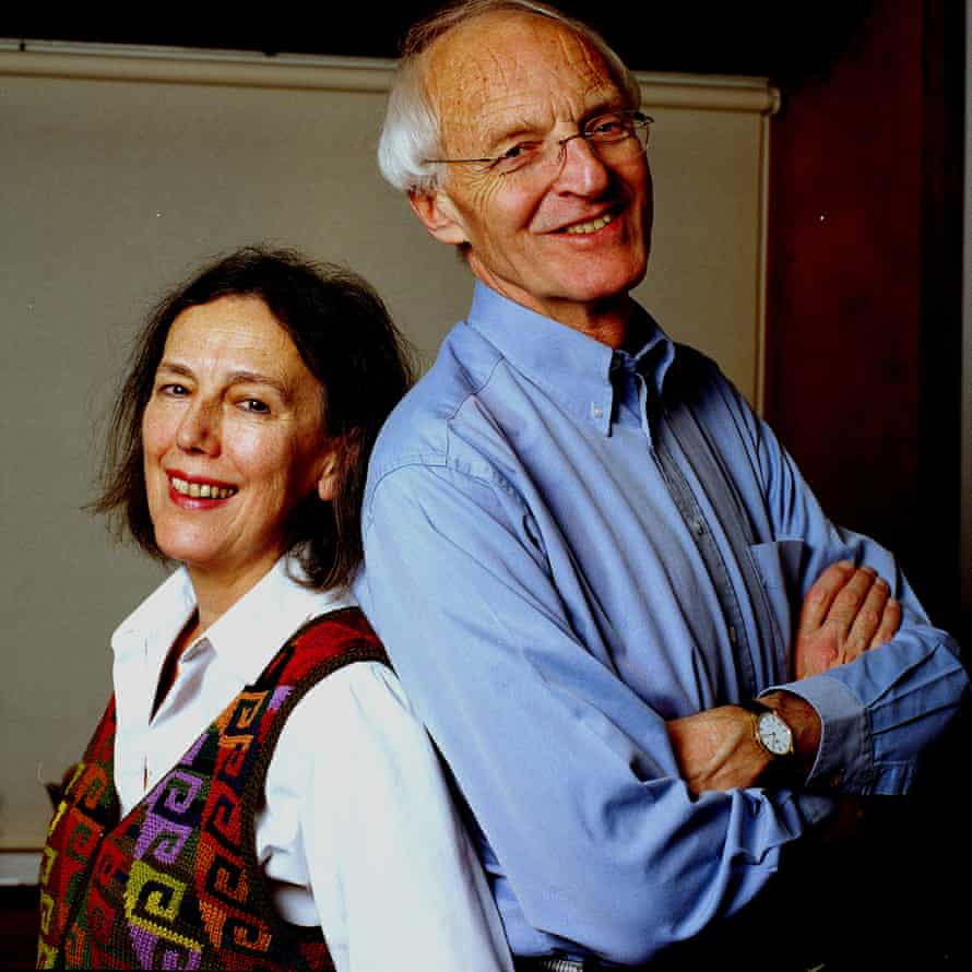 Rival Partners… 2002 winner Claire Tomalin and Michael Fryn.