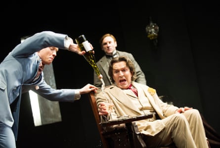 Padded … as Oscar Wilde with Freddie Fox in The Judas Kiss by David Hare in 2013.