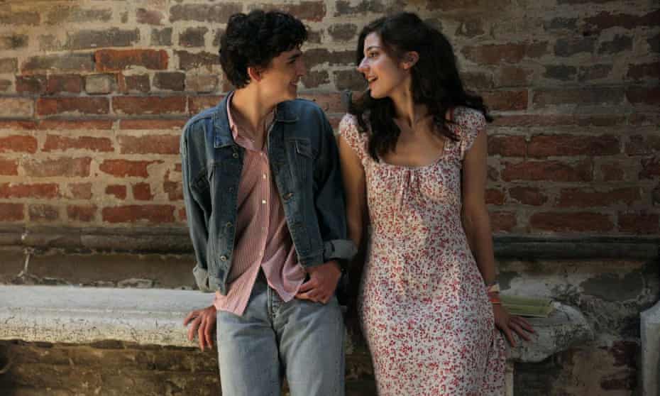 Timothee Chalamet and Esther Garrel in Call Me by Your Name.