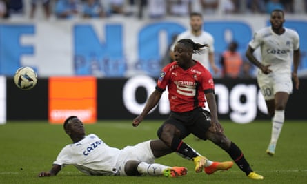 Rennes’ Jérémy Doku has been frustrated by injuries.
