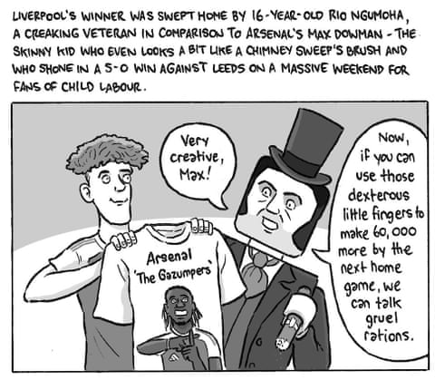 David Squires on ... Eddie Howe’s karaoke and Isak’s absurd saga, panel 5