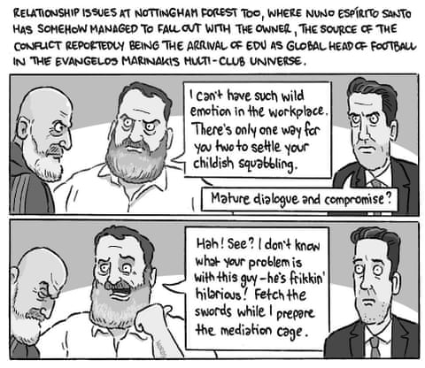 David Squires on ... Eddie Howe’s karaoke and Isak’s absurd saga, panel 7