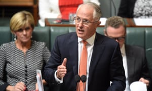 Malcolm Turnbull in question time