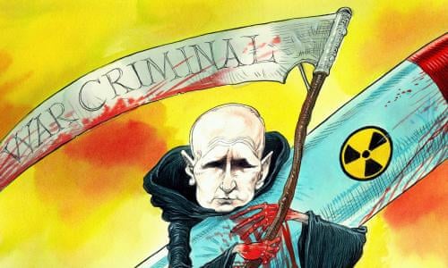 Vladimir Putin, war criminal – cartoon | Opinion | The Guardian