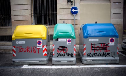 A clash of sentiments in Barcelona.