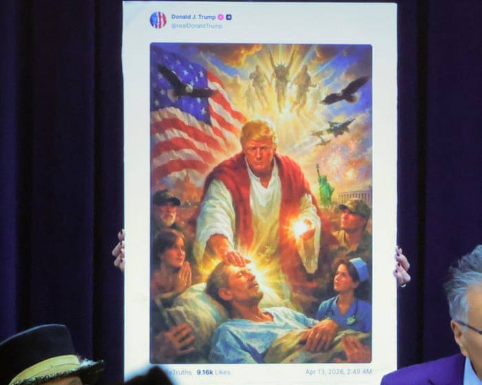 Trump tests his luck with the religious right amid feud with pope and AI Jesus posts
