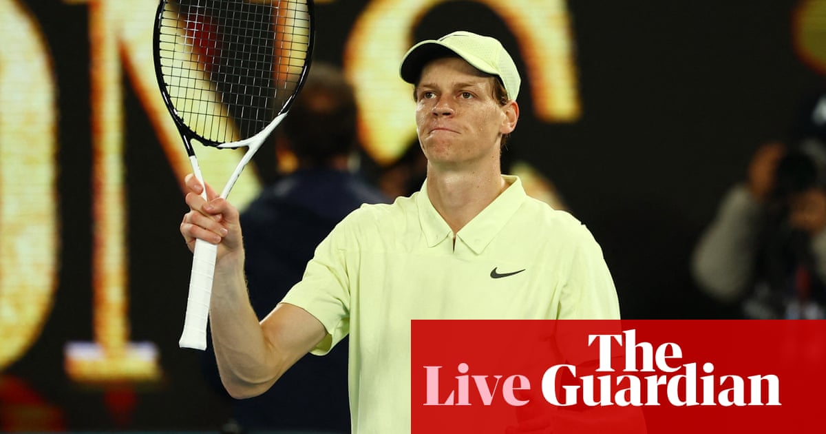 Australian Open: defending champion Sinner destroys De Minaur to reach last four – as it happened