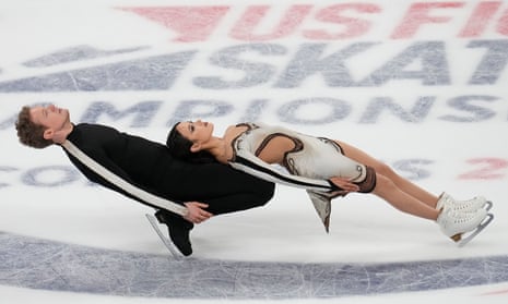 Madison Chock and Evan Bates overcome illness for fifth US figure skating  title, Figure skating
