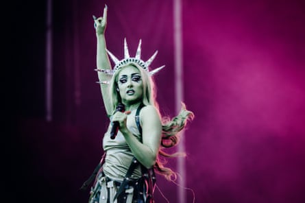 Chappell Roan performing at the Governors Ball in New York in June.