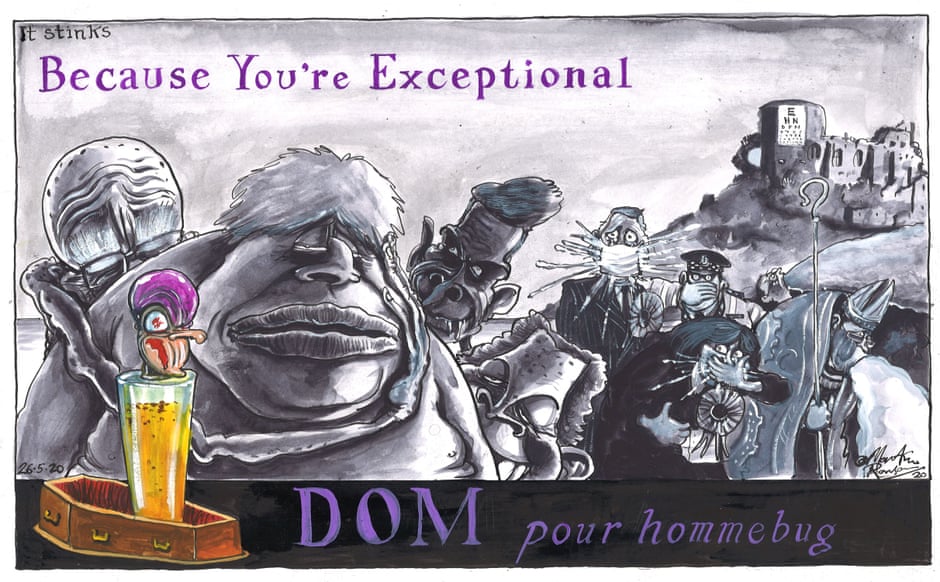 Dominic Cummings cartoon