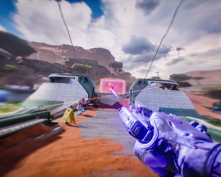 A promotional image of Splitgate 2