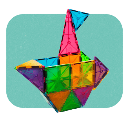 Magna-Tiles Clear Colours 32 Piece Set