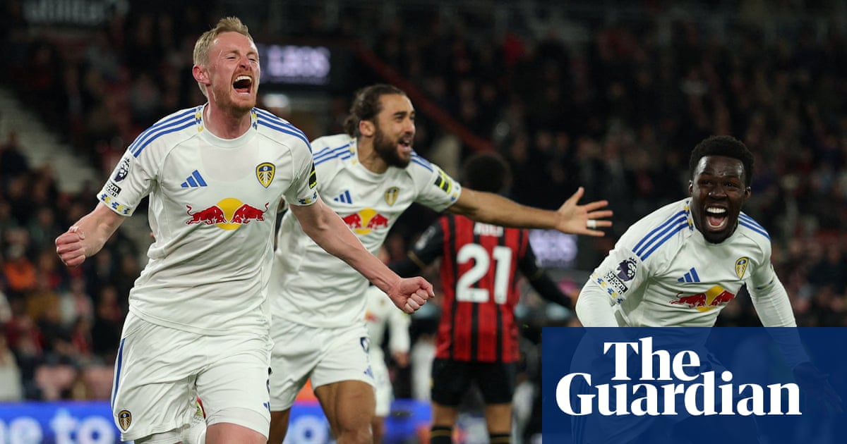 Longstaff’s late show moves Leeds closer to safety in dramatic draw at Bournemouth