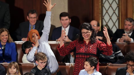 Tears, hugs and dabbing as new Congress sworn in – video report