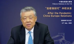 Liu Xiaoming said Huawei had been dumped and purged.