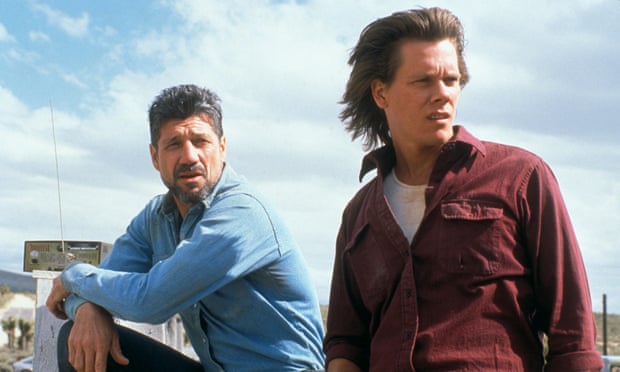 Kevin Bacon with Fred Ward successful  Tremors