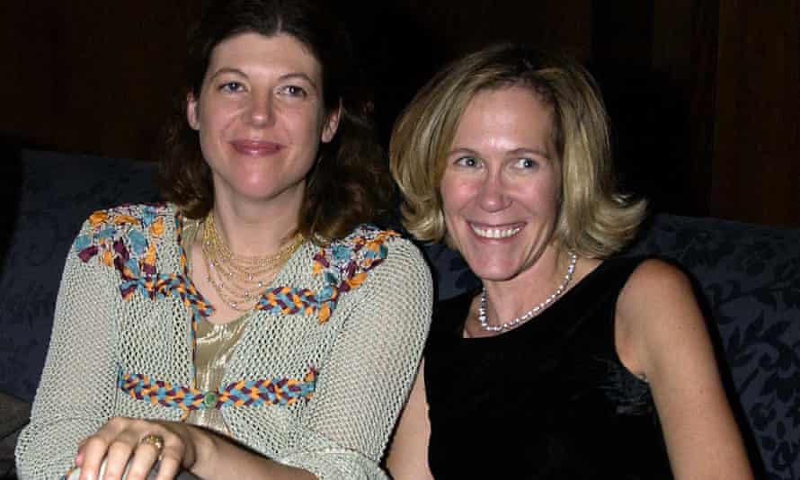 Sigrid and Eva Rausing at a party at the Four Seasons Hotel in London, 2002.