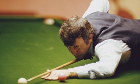 Doug Mountjoy in action at the 1988 world championships at the Crucible.