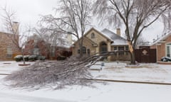More than 390,000 customers in Texas were without power in freezing conditions.